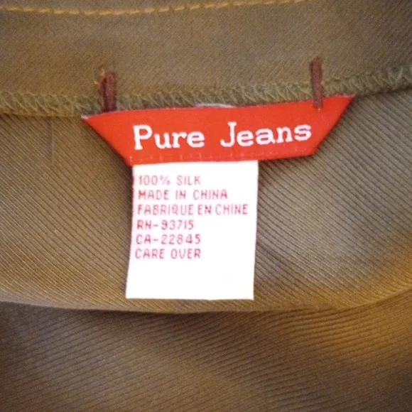 Pure Jeans Silk Wrap Skirt - Picture 4 of 6